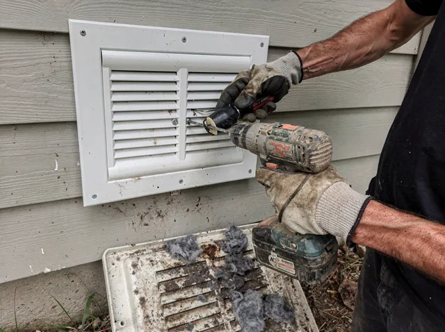 Dryer Vent Cover Replacement in Brook Park