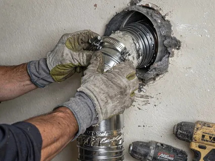 Dryer Vent Hose Installation in Brook Park