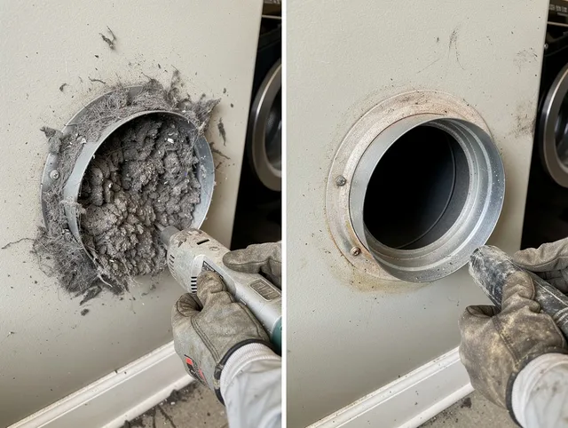 Professional clogged vent cleaning by Brook Park Dryer Vent Cleaning in Brook Park