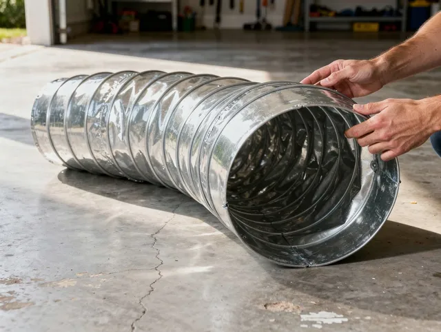 Brook Park Dryer Vent Cleaning specialist using advanced equipment for thorough duct cleaning in Brook Park